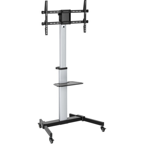 SUPPORTO PER DISPLAY DE PAVIMENTO CON RUOTE EQUIPAGGIO CON ARGENTO SUPPORTO PER DISPLAY DE 37-86- Max. VESA 600x400 Max. 50Kg (1/4)