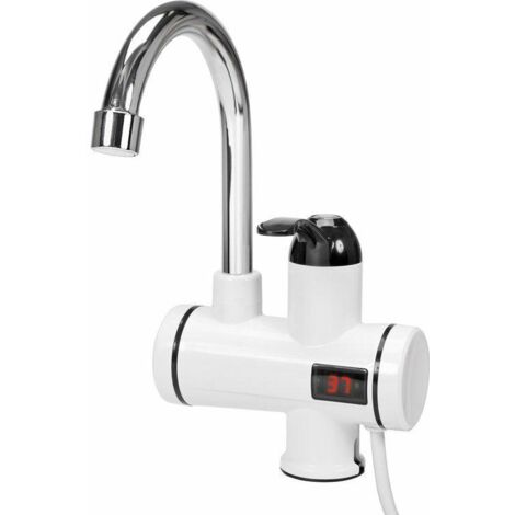 Scaldabagno Elettrico Rapido Da Rubinetto 3000W Con Display LED – Acqua Calda Istantanea In Cucina E Bagno