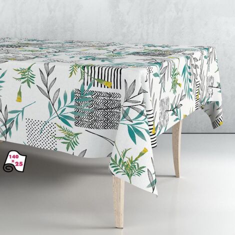 Tovaglia Panda ABAKUHAUS 140x240cm - Impermeabile per Cameretta e Cucina