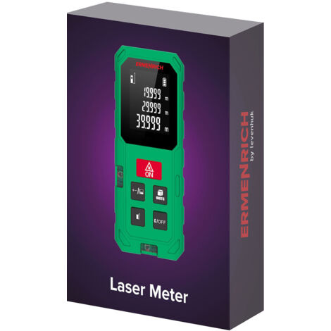 Distanziometro Laser IR40 Con APP - Misura Distanze, Aree E Volumi Fino A 40m, Precisione 2mm, Ricarica USB-C - Foto 5