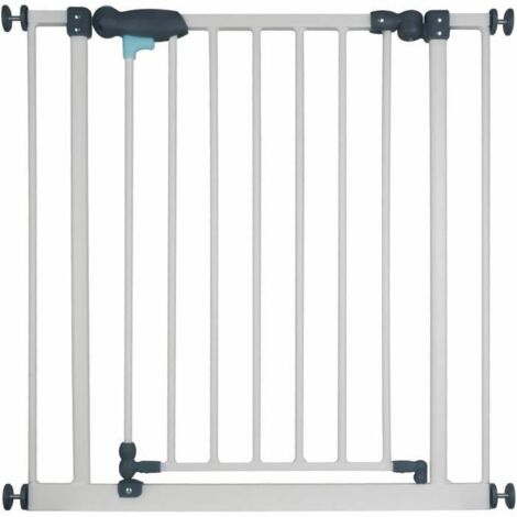 Barriera Di Sicurezza Belfoyer Per Bambini - 4 Pannelli 240cm Con Porta, Nero