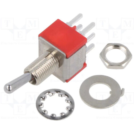 Set Di 2 Interruttori A Levetta Unipolari ON-OFF 2A/250V - 27x60x15 Mm Interruttore Centrale Pulsante Luminoso Marrone 91589909 - Foto 2