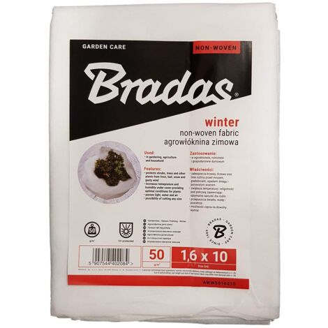 GARDENIX Tessuto Non Tessuto Invernale per Piante, antigelo, 50 g/m², 1,1 x 10 m (11 m²