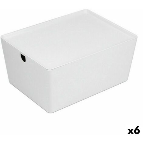 WESTKAIBA Scatola di latta con coperchio, coperchio ribaltabile, contenitore portatile con coperchio, 2 pezzi, 5,90 x 3,54 x 1,18 pollici, per sigaret