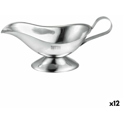 Bidone Latte In Acciaio Inox Nisbets - 120ml, Diametro 45x80mm, Con Manici, Per Salse E Latte - Foto 2