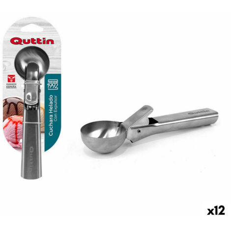 Cucchiaino Per Gelato In Acciaio Inox Professionale - 2 Pezzi Da 4 Cm Per Porzioni Perfette