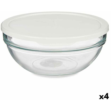 Insalatiere rotonde con coperchio incluso per gastronomie
