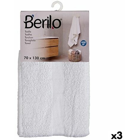 ASCIUGAMANO DA BAGNO GOOD EVENING BIANCO 55X100 CM