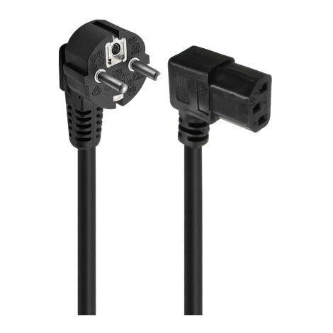Ewent EC1910 cavo de trasmissione Nero 1,8 m accoppiatore C13 Spina tipo F (1/2)