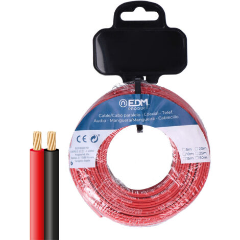 Cavo Elettrico Rosso E Nero 10m 2x0.2mm² – Rame Stagnato Per LED E Fai Da Te