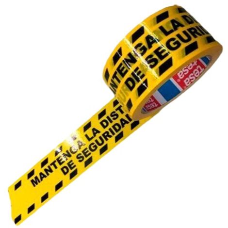 Nastro Adesivo TESA Giallo Nero 33 m