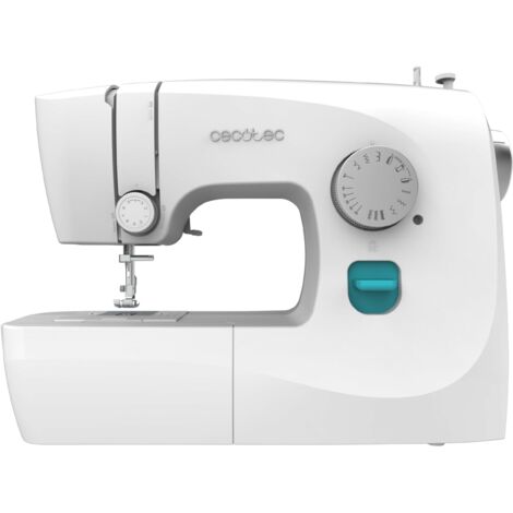 Cecotec Macchina Da Cucire Per Principianti BelleCouture 1500 Elite – 15 Punti, Occhiello Manuale Regolabile, Tensione Regolabile, LED E Accessori Inclusi