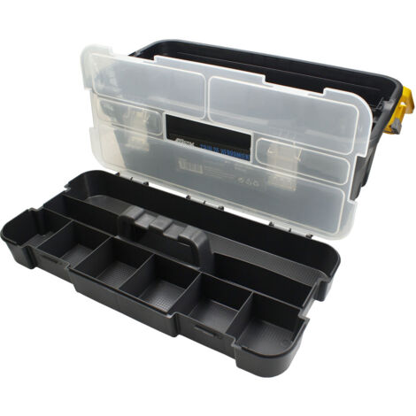 Cassetta Degli Attrezzi Professionale Fodera E Cassetto, Nero - Foto 4