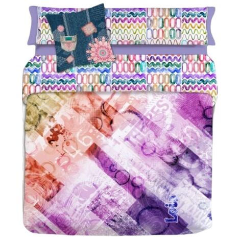 Luowei Set Copripiumino In Raso 3 Pezzi (220x240 Cm + 2 Federe 65x65 Cm) - Colore Cachi Tinta Unita, Con Cerniera E Lacci Angolari - 3