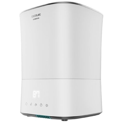 Umidificatore d’acqua da 330 ml/h e serbatoio da 5,5 l.