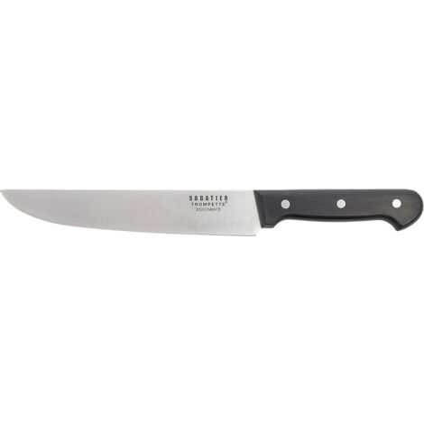 AUSONIA Coltello Da Macellaio 34 Cm - Lama In Acciaio Inox Professionale - Manico Polipropilene - 3