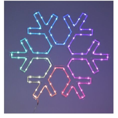 Decorazione a led in cristallo di ghiaccio, rgb, 90 led, connessione usb. basics (1/2)