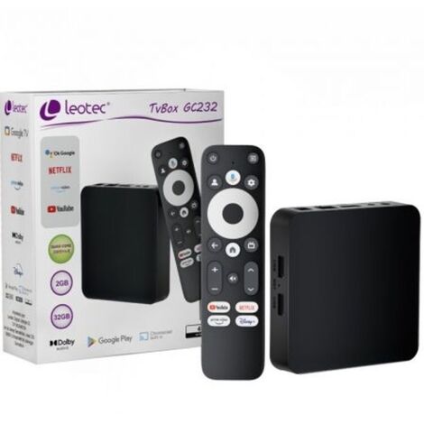 Android tv leotec tvbox 4k gc232/ 32gb (1/4)