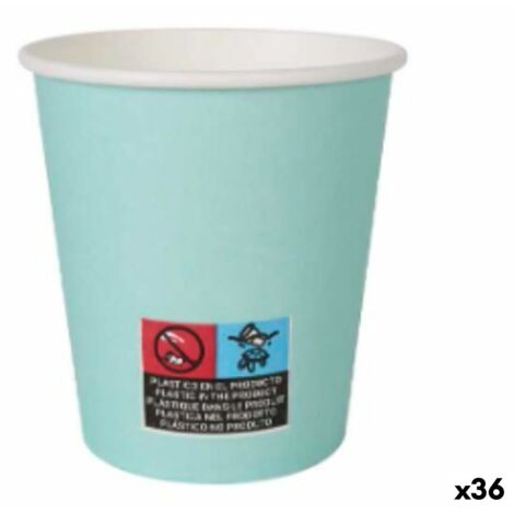 Set Di Tazze Algon Monouso In Cartone Blu 10 Pezzi 350 Ml (20 Pezzi - Foto 9