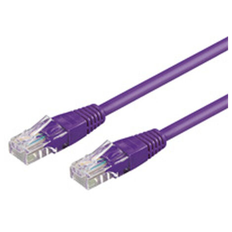 Cavo Di Rete Goobay 95234 CAT 5e – U/UTP, 3 Metri, Colore Viola, Connettori RJ45, Adatto Per Gigabit Ethernet - 2