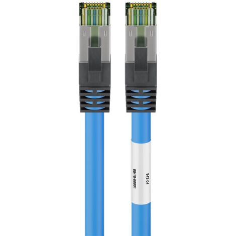 CAT 6 cavo patch, S/FTP (PiMF), bianco, 0,15 m, conduttore di rame (CU