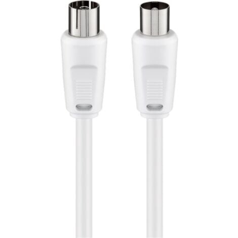 Amplificatore d'antenna con 2 uscite, 15-30 dB, per collegare fino a due ricevitori per la TV via cavo o la radio.