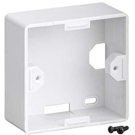 Merten MEG4014-1425 Alloggiamento Da Parete 1 Modulo, Bianco Attivo Lucido, Per M-SMART, M1, ARTEC, OCTOCOLOR