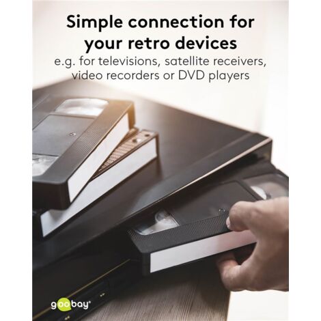 Cavo Scart 21 Poli Placcato Nickel - Diametro 7mm Per Collegamenti Audio Video - Foto 8