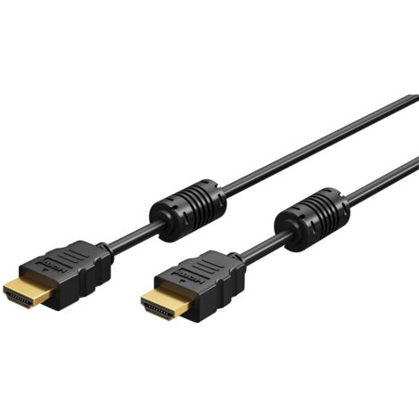 Goobay 93922 Cavo USB 2.0 ad Alta Velocà, Nero, 0.60m Lunghezza del Cavo