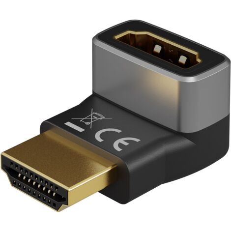 System-S - Adattatore da HDMI a Micro HDMI, angolo di 90