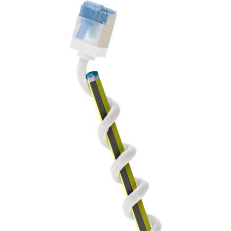 Goobay Cavo Di Rete CAT 6 S/FTP – 30 Metri – Bianco – 10 Gbit/s – Doppia Schermatura – RJ45 - 3