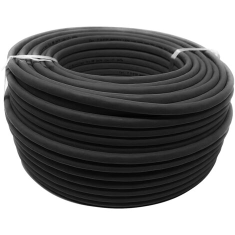 Cavo Ethernet CAT 6 S/FTP Nero 100 metri - Goobay 77624, 4 coppie, 2 x 0,2 mm�, ad alte prestazioni per rete stabile e veloce
