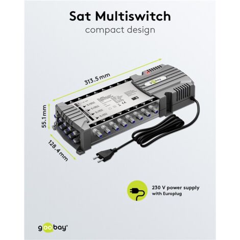 Multiswitch Attivo In Cascata 5 Ingressi SAT-DTV 4 Out - Foto 5