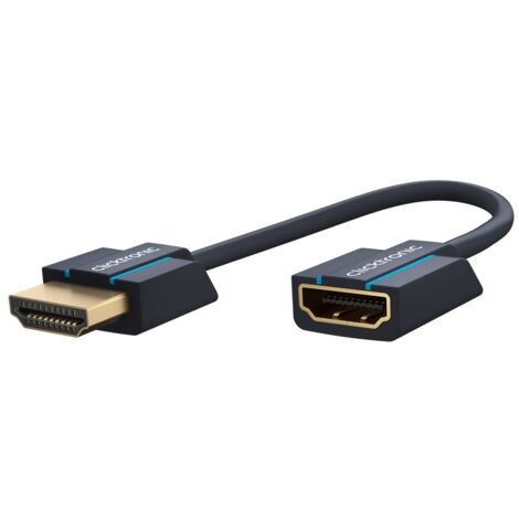 Cavo ClickTronic 70700 Flessibile Hdmi M/F 0,1m Alta Qualit� (1/5)