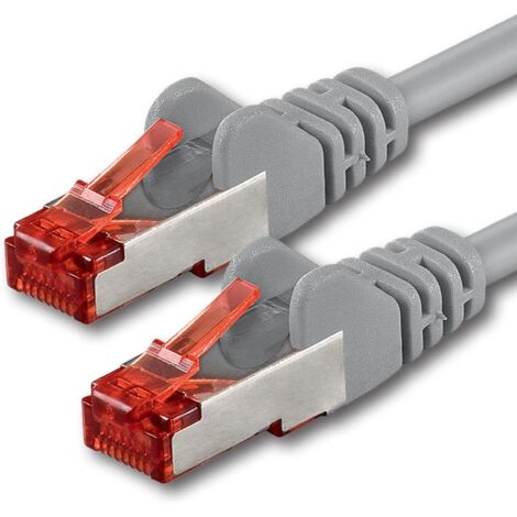 Cavo Di Rete Goobay CAT 6 S/FTP - 30 Metri - Bianco - Doppia Schermatura (PiMF+treccia) - Connettori Oro 3µ