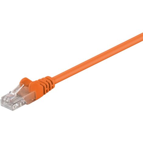 Goobay 93463 CAT 5e cavo patch - rete F/UTP arancione - CCA