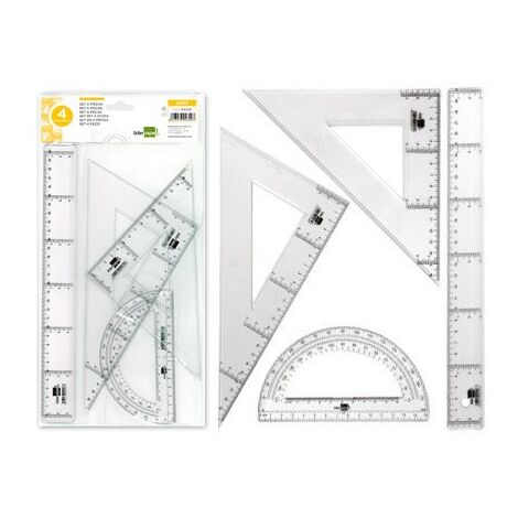 Fiskars Righello acrilico quadrato 8,5 x 8,5 (187200-1001