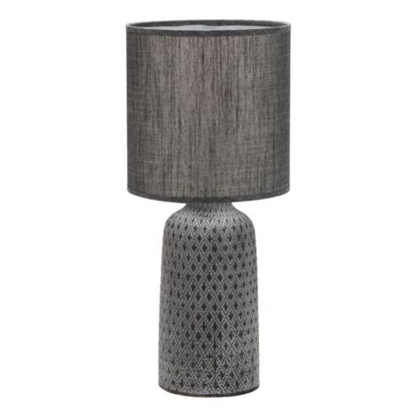 Lampada da tavolo Tilapia 1xe27 grigio 45x20x20x20 cm (1/2)