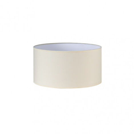 FABRILAMP - Paralume cilindrico Dori E27 beige 35Dx35dx20h Cm Tessuto Popelin - FAB 176133515