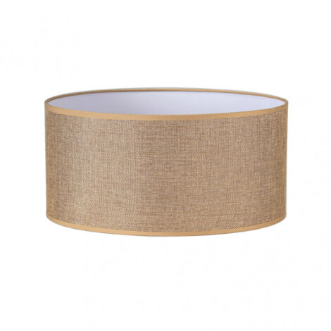 Paralume In Tessuto Tipo Juta - Coprilampada Tronco Cono 40 Cm, Made In Italy, Con Attacco E14/E27 - Foto 14