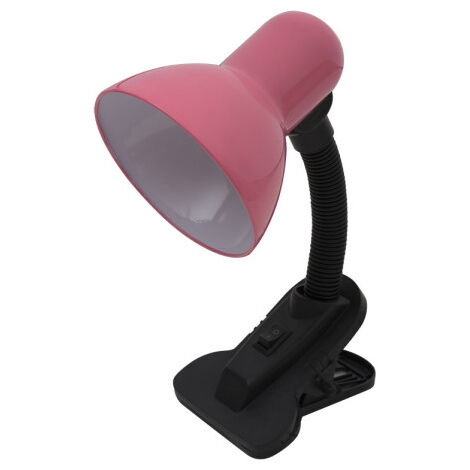 Flexo dedalo rosa 1xe27 pinza 26x11,5x12cm