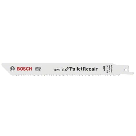 Bosch Professional 100 unità Lama de sega alternativa SS725 VFR Special per Pallet Repair (Lunghezza 190 mm, accessorio de sega alternativa) (1/2)