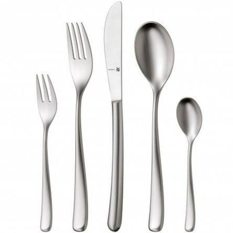 WMF Ranch set posate 6 persone in Acciaio Inox 18/10 Cromargan, 12 pezzi, Servizio Posate con 6
