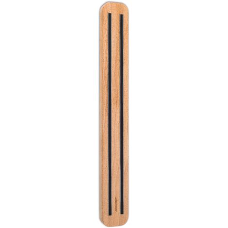 Arcos Magnet - Porta Coltelli Magnetico In Legno Di Faggio | Barra 400 Mm Marrone - 2