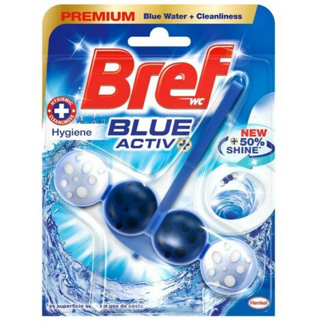BrefBlue Activ Floral Toilet Basket (2 pezzi), detergente per il bagno per una toilette sempre pulita e fresca, detergente per il bagno de con formula anticalcare che rimuove lo sporco. (1/2)