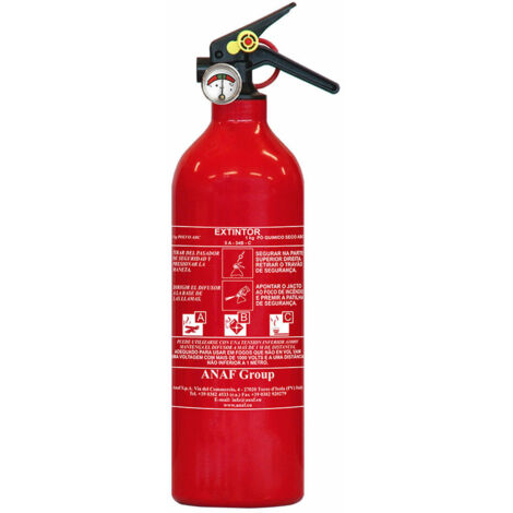 Estintori - ESTINTORE C/MANOMETRO KG.2 POLV