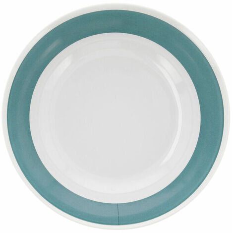 Set da 30 piatti di plastica - Colors, per feste a tema