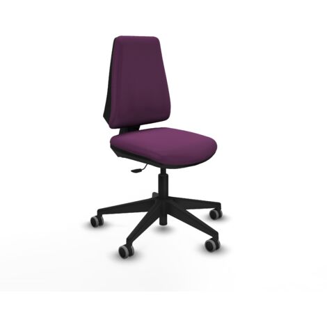Elche CP similpiel morado base piramidal ruedas engomadas 65mm (1/5)