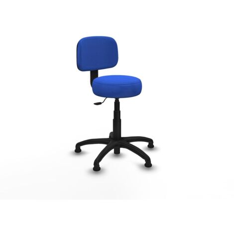 Silla Llanos giratorio bali azul base poliamida 600 topes (1/5)