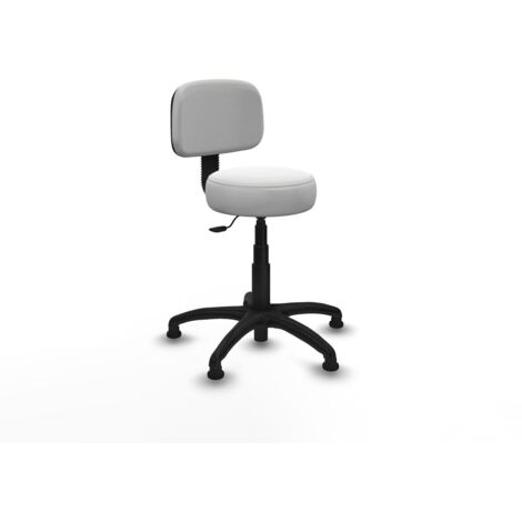 Silla Llanos giratorio bali blanco base poliamida 600 topes (1/5)